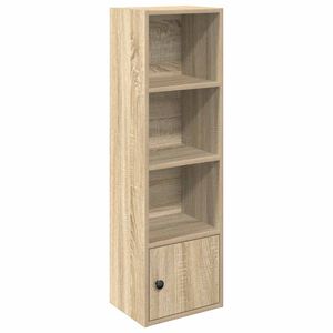 vidaXL Bokhylle sonoma eik 31x24x102 cm konstruert tre