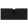 vidaXL Baderomsskap svart 80x33x60 cm konstruert tre