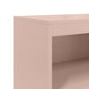 vidaXL Highboard rosa 68,5x38,5x123,5 cm stål