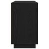 vidaXL Serviesskap Svart Eik 102 x 35 x 60 cm Konstruert tre