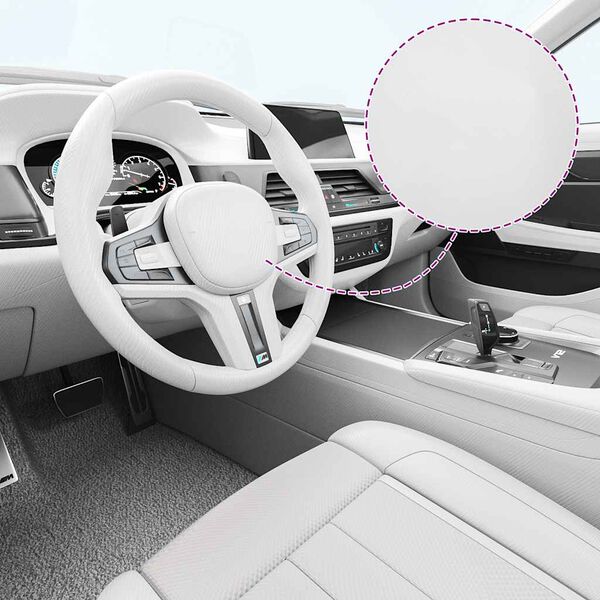 vidaXL Bilfolier 2 stk 4D hvit 100x150 cm