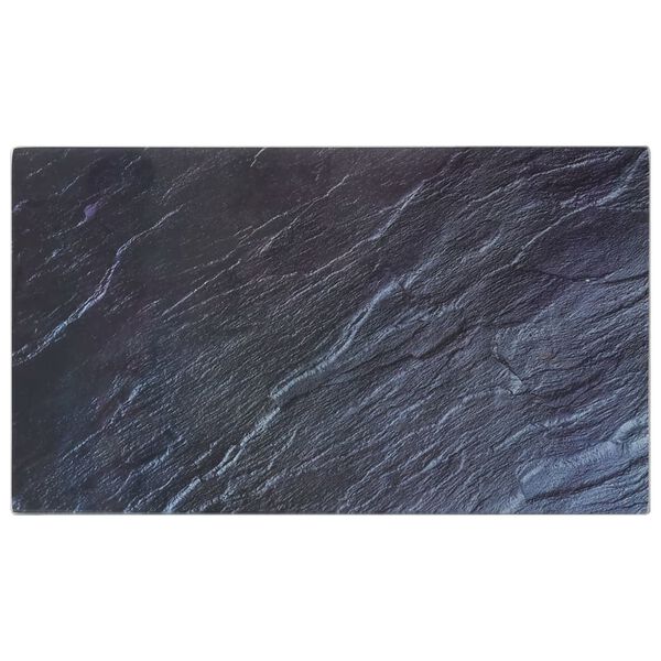 vidaXL Skj&aelig;rebrett 2 stk natursteinm&oslash;nster herdet glass