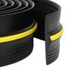 vidaXL Garasje gulvforsegling Svart og Gul 12 x 90 mm 1 m PVC