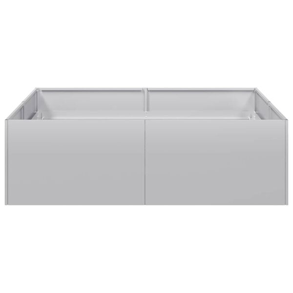 vidaXL Plantekasse 100x100x30 cm galvanisert stål