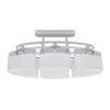 vidaXL Taklampe med ellipseformede glasskjermer 4 stk E14
