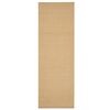 vidaXL Teppe naturlig sisal 66x200 cm