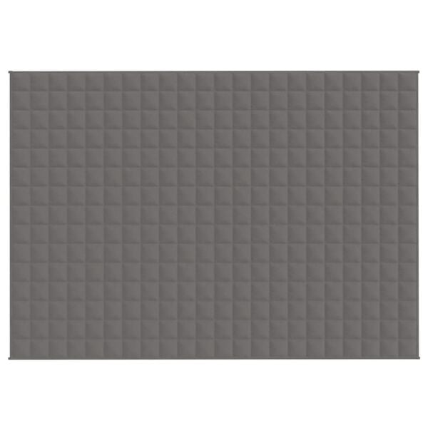 vidaXL Vektdyne gr&aring; 155x220 cm 11 kg stoff