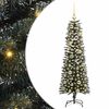 vidaXL Kunstig juletre med 150 LED gr&oslash;nn 120 cm PVC og plast og st&aring;l