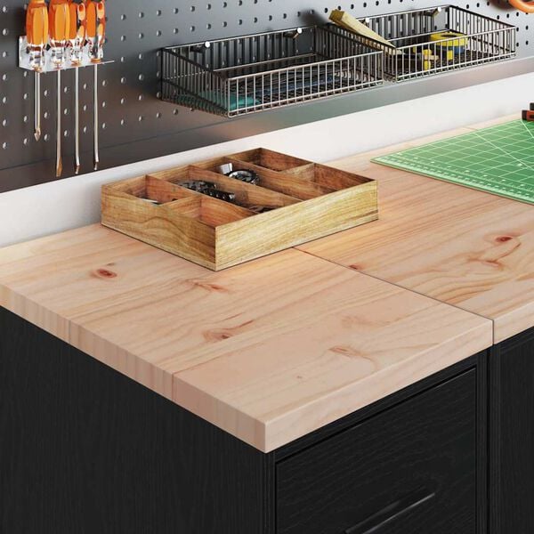 vidaXL Garasje Oppbevaringsskap Sort 30x51x85 cm Heltre Furu