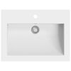 vidaXL Servant granitt 600x450x120 mm hvit