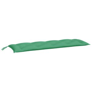 vidaXL Pute til hagebenk gr&oslash;nn 150x50x7 cm oxfordstoff