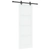 vidaXL Skyved&oslash;r ORKDAL Hvit 83 x 232 cm Heltre furu