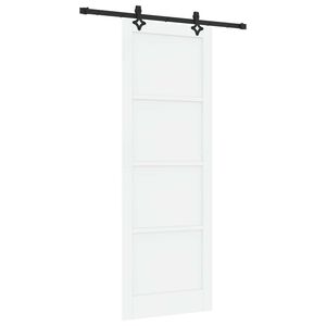 vidaXL Skyved&oslash;r ORKDAL Hvit 83 x 232 cm Heltre furu