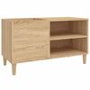 vidaXL Hifi-benk sonoma eik 84,5x38x48 cm konstruert tre