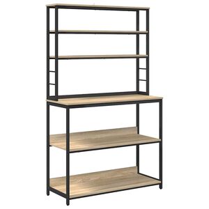 vidaXL Kj&oslash;kkenskap 5 niv&aring;er 100 x 40 x 168 cm Konstruert tre