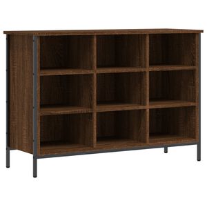 vidaXL Skoskap brun eik 100x35x70 cm konstruert tre