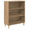 vidaXL Serviesskap Artisan Eik 69,5 x 32,5 x 90 cm Konstruert tre