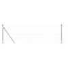 vidaXL Gjerdep&aring;le s&oslash;lv 50 x 0,6 m (25 mm nett) St&aring;l