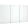 vidaXL Magnetisk tavle sammenleggbar 150x100x1,7 cm aluminium