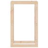 vidaXL Vedstativ 60x25x100 cm heltre furu
