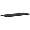 vidaXL Vinduskarmer Svart med trestruktur 120 x 50 x 4,5 cm PVC