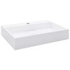 vidaXL Vask 60x38x11 cm mineralst&oslash;pt/marmorst&oslash;pt hvit