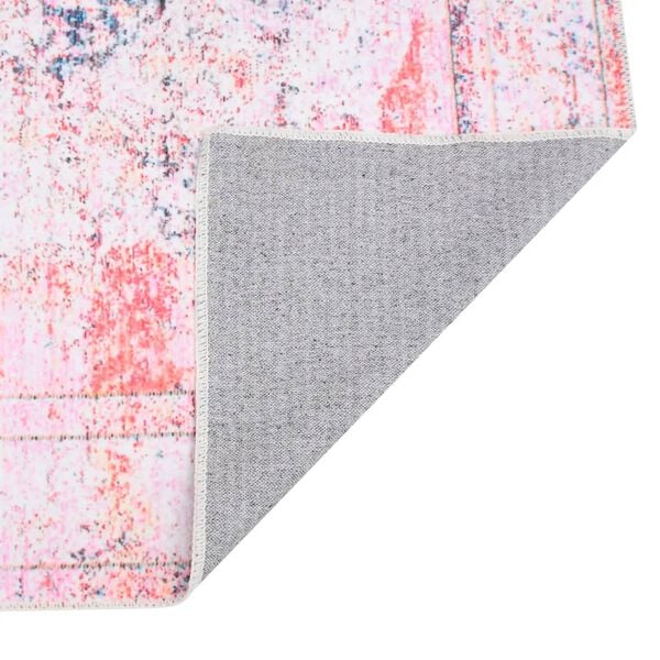 vidaXL Vaskbart og sammenleggbart teppe 120x170cm flerfarget polyester