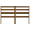 vidaXL Sengegavl honningbrun 166x4x100 cm heltre furu