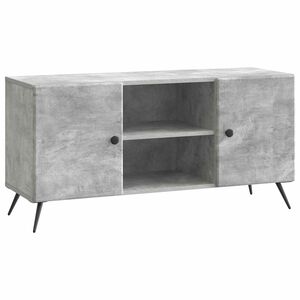 vidaXL TV-skap Betonggr&aring; 102 x 34,5 x 50 cm Konstruert tre