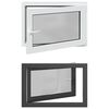 vidaXL Tilt & Turn Kjeller Vindu RISOR 90 x 60 cm PVC og glass