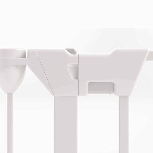 Noma 3-Panel sikkerhetsgrind Modular metall hvit 94054