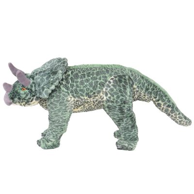 vidaXL Stående lekedinosaur triceratops grønn XXL