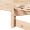 vidaXL Uttrekkbar Dagbed Brun 203,5 x 184 x 56,5 cm Massiv furu