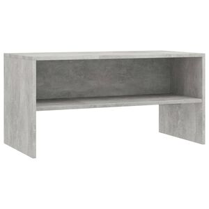 vidaXL TV-benk betonggr&aring; 80x40x40 cm konstruert tre