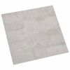 vidaXL Selvheftende Gulvplanker Hvit og Gr&aring; 30,5 x 30,5 cm 20 stk. PVC