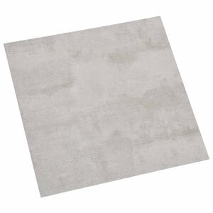 vidaXL Selvheftende Gulvplanker Hvit og Gr&aring; 30,5 x 30,5 cm 20 stk. PVC