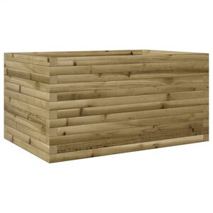 vidaXL Plantekasse 90x60x46 cm impregnert furu