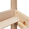 vidaXL Sengeramme uten madrass 75x190 cm heltre furu