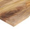 vidaXL Skrivebordsplate med kurve 110x50x2,5 cm heltre grovt mangotre
