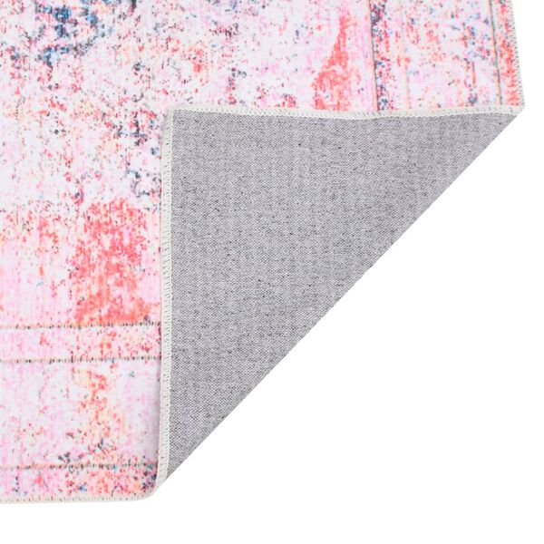 vidaXL Vaskbart og sammenleggbart teppe 140x200cm flerfarget polyester