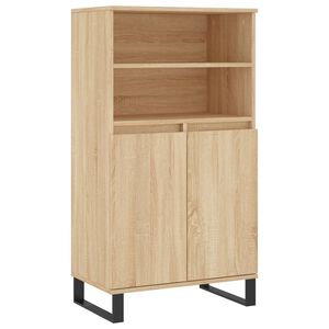 vidaXL Highboard sonoma eik 60x36x110 cm konstruert tre
