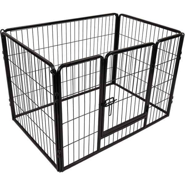 FLAMINGO Hundegård Kazan M 109x72x72 cm svart