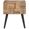 vidaXL Sidebord 40x40x45 cm heltre gjenvunnet teak