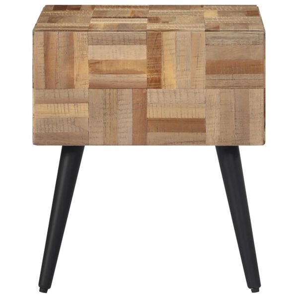 vidaXL Sidebord 40x40x45 cm heltre gjenvunnet teak