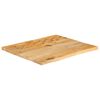 vidaXL Bordplate 80x80x2,5 cm naturlig kant heltre mango
