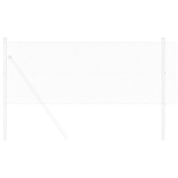 vidaXL Sekskantet gjerde s&oslash;lv 0,5 x 100 m Galvanisert st&aring;l