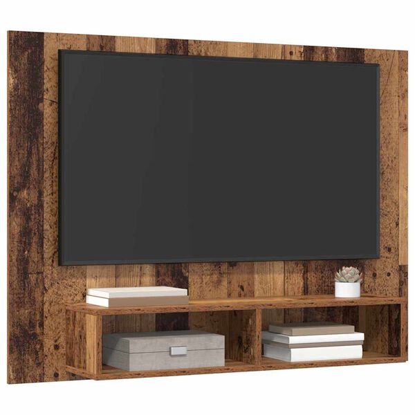 vidaXL TV-benksett Gamle tre 120 x 23,5 x 90 cm Konstruert tre