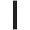 vidaXL Bokhylle Svart Eik 60 x 24 x 176 cm Konstruert tre
