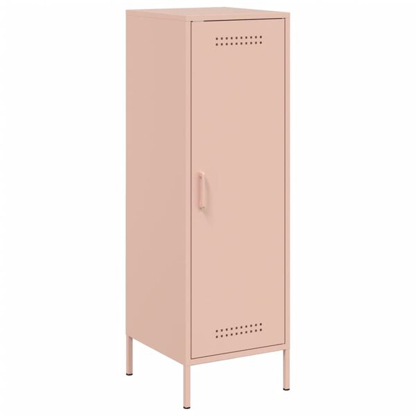 vidaXL Highboard rosa 36x39x113 cm st&aring;l