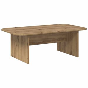 vidaXL Kaffebord Artisan Eik 93 x 53 x 33 cm Konstruert tre